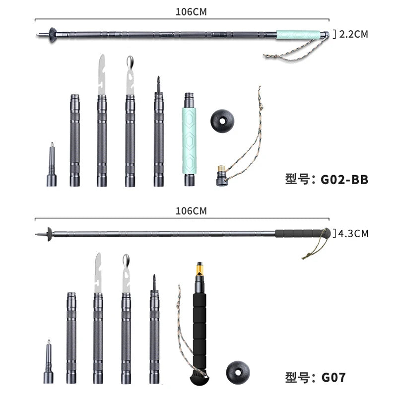 Defensive Stick Mountain Multifunctional Climbing Stick VIP Customer Link, Purchased Separately Extended Stick Not Shipped