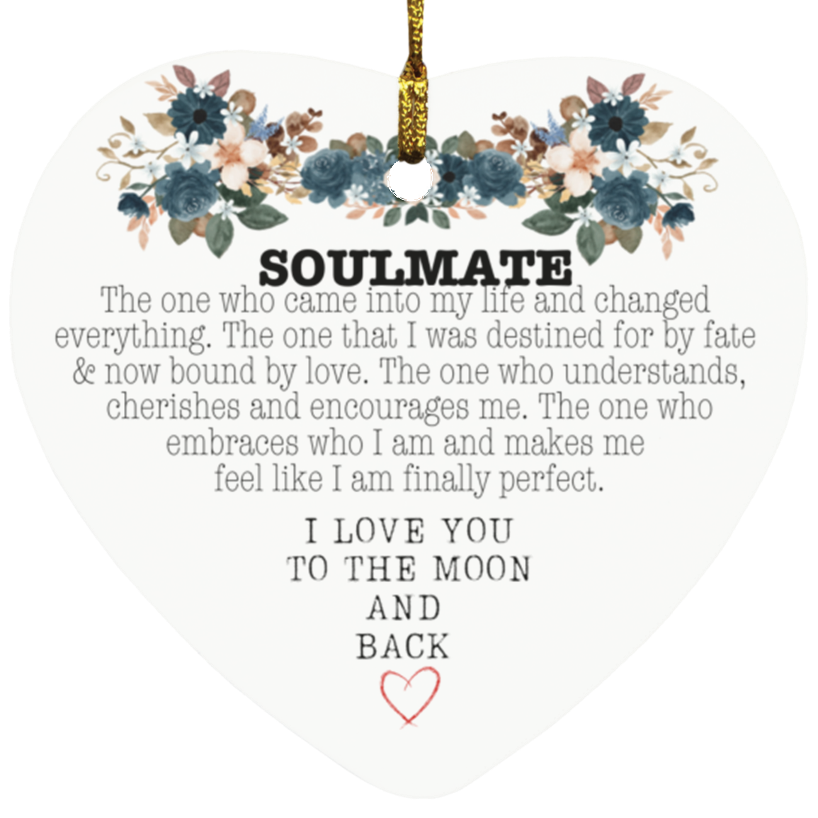 SOULMATE Heart Ornament
