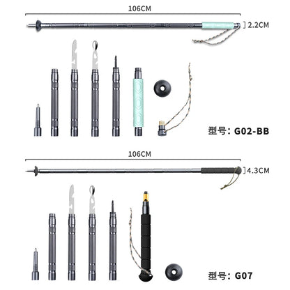 Defensive Stick Mountain Multifunctional Climbing Stick VIP Customer Link, Purchased Separately Extended Stick Not Shipped