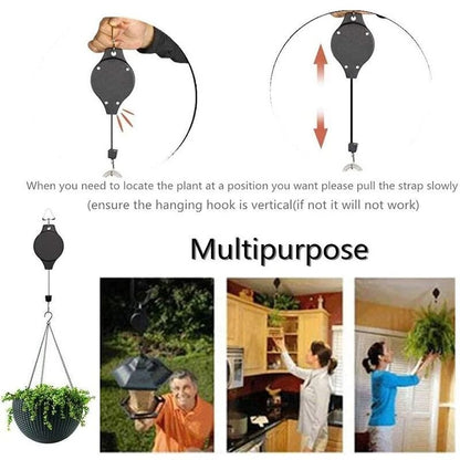 5 PCS Easy Reach Plant Pulley Set Hooks Plant Pulley For Garden Supplies Tools Fashion Creative Home and Garden Tools Accessories