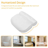 3D Mesh Bath Pillow Soft Waterproof SPA Headrest Bathtub Pillow With Backrest Suction Cup Neck Cushion Bathroom Accessories